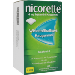 Verpackungsbild (Packshot) von NICORETTE 4 mg freshmint Kaugummi