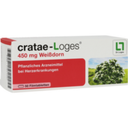 Verpackungsbild (Packshot) von CRATAE-LOGES 450 mg Weißdorn Filmtabletten