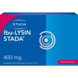 Verpackungsbild (Packshot) von IBU-LYSIN STADA 400 mg Filmtabletten