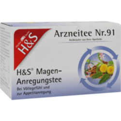 Verpackungsbild(Packshot) von H&S Magen-Anregungstee Filterbeutel