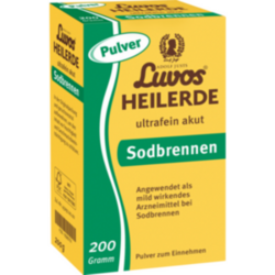 Verpackungsbild(Packshot) von LUVOS Heilerde ultrafein akut Sodbrennen Pulver