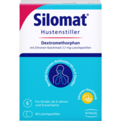 Verpackungsbild (Packshot) von SILOMAT Hustenstiller DMP Zitrone Lutschpastillen