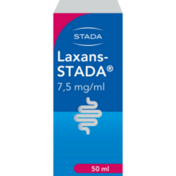 Verpackungsbild (Packshot) von LAXANS-STADA 7,5 mg Tropfen zum Einnehmen