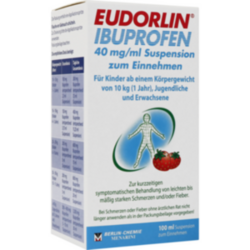 Verpackungsbild(Packshot) von EUDORLIN Ibuprofen 40 mg/ml Suspension z.Einnehmen