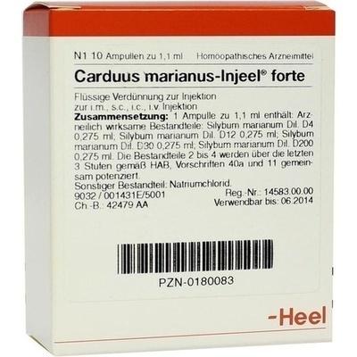 CARDUUS MARIANUS INJEEL forte Ampullen