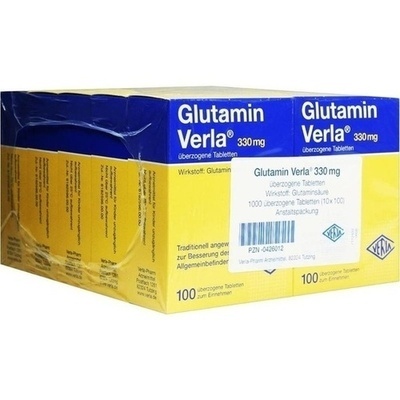 GLUTAMIN VERLA überzogene Tabletten