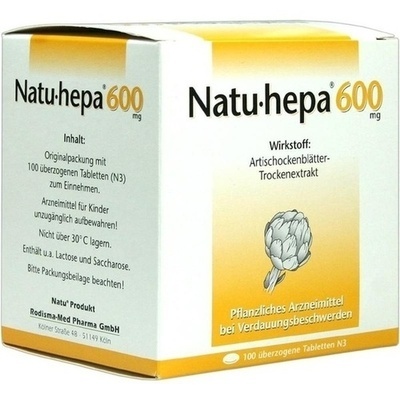 NATU HEPA 600 mg überzogene Tabletten