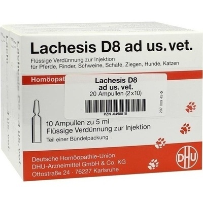 LACHESIS D 8 Ampullen ad us.vet.