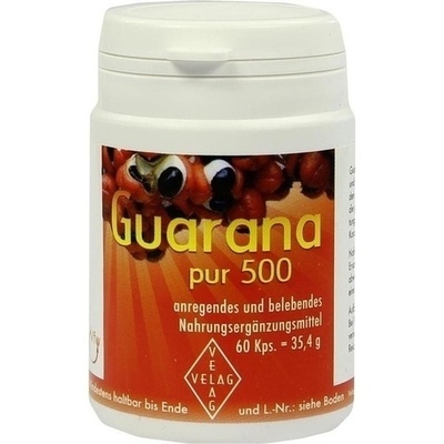 GUARANA PUR 500 Kapseln