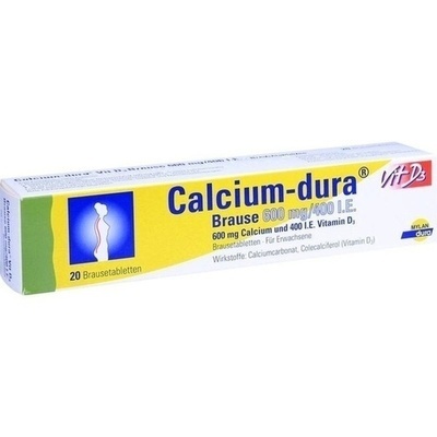 CALCIUM DURA Vit D3 Brause 600 mg/400 I.E.