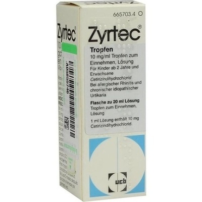 ZYRTEC 10 mg/ml Tropfen