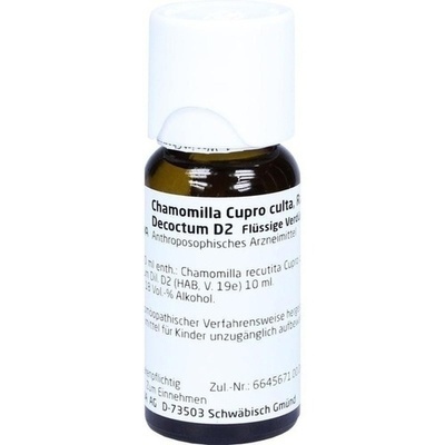 CHAMOMILLA CUPRO culta Radix D 2 Dilution