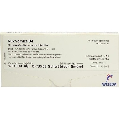 NUX VOMICA D 4 Ampullen