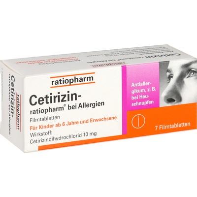 CETIRIZIN-ratiopharm bei Allergien 10 mg Filmtabl.