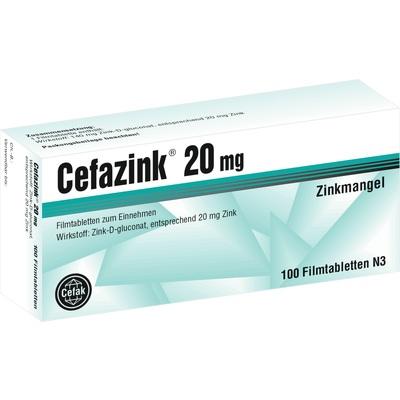 CEFAZINK 20 mg Filmtabletten