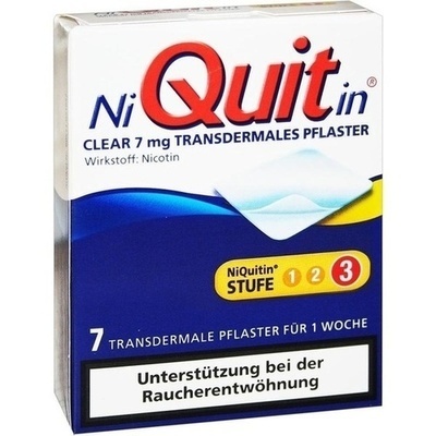 NIQUITIN Clear 7 mg transdermale Pflaster