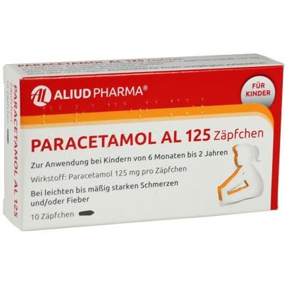 PARACETAMOL AL 125 Säuglings-Suppos.