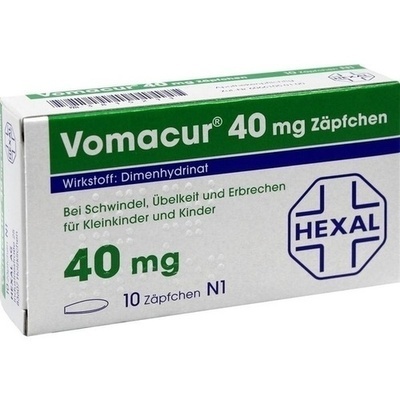 VOMACUR 40 Suppositorien