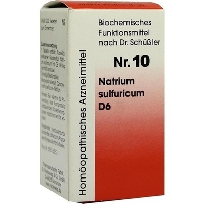 BIOCHEMIE 10 Natrium sulfuricum D 6 Tabletten