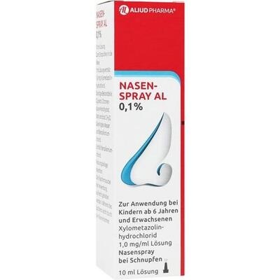 Nasenspray AL 0,1 % bei Schnupfen