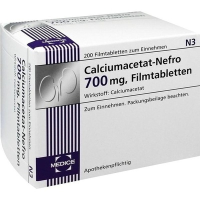CALCIUMACETAT NEFRO 700 mg Filmtabletten