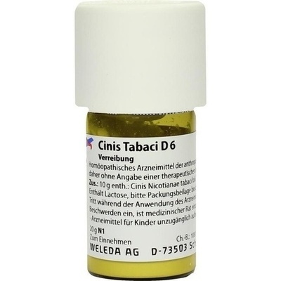 CINIS TABACI D 6 Trituration