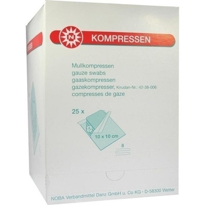 Mullkompressen steril 8-fach 10 x 10 cm
