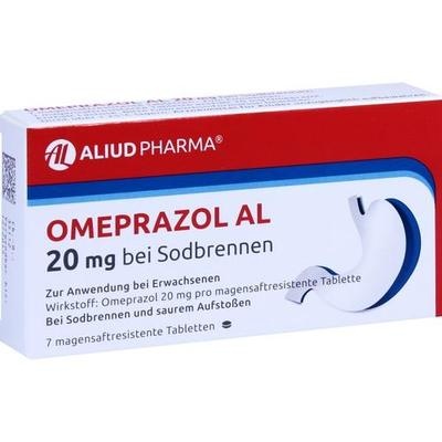 OMEPRAZOL AL 20 mg b.Sodbr.magensaftres.Tabletten