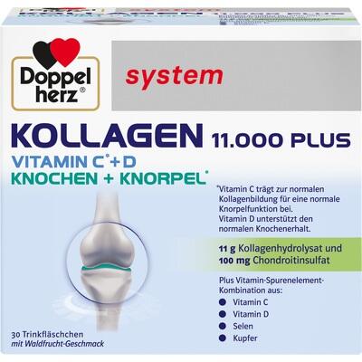 DOPPELHERZ Kollagen 11.000 Plus system Ampullen