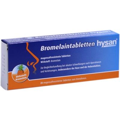 BROMELAIN TABLETTEN hysan magensaftres.Tabletten