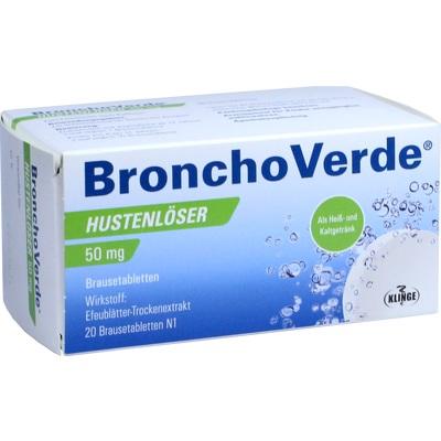 BRONCHOVERDE Hustenlöser 50 mg Brausetabletten