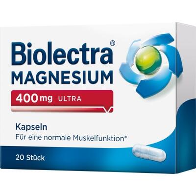 BIOLECTRA Magnesium 400 mg ultra Kapseln