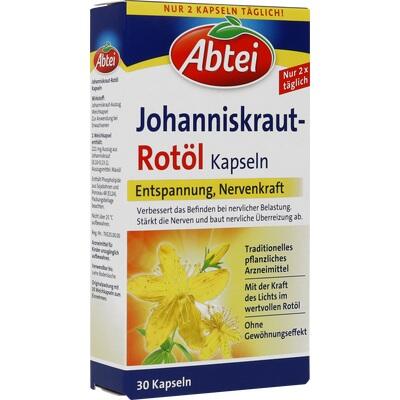 ABTEI Johanniskraut Rotöl Kapseln