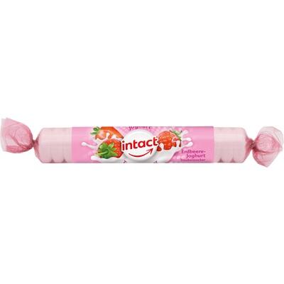 INTACT Traubenzucker Rolle Erdbeere Joghurt