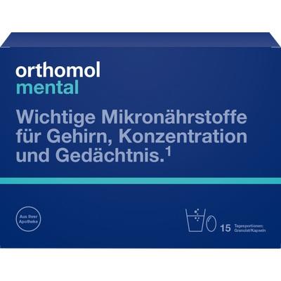 ORTHOMOL mental Granulat/Kapseln 15 Tage Kombip.