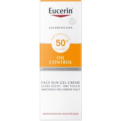 EUCERIN Sun Gel-Creme Oil Contr.Anti-Gl.Eff.LSF50+