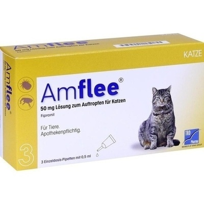AMFLEE 50 mg Spot-on Lösung z.Auftropfen f.Katzen