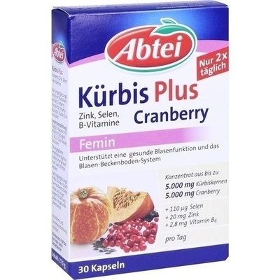 ABTEI Kürbis Plus Cranberry Kapseln