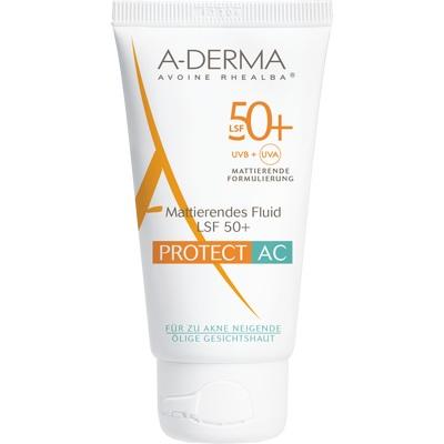 A-DERMA PROTECT AC SPF 50+ mattierendes Fluid