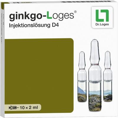 GINKGO-LOGES Injektionslösung D 4 Ampullen