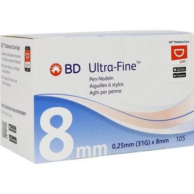 BDULTRAFINEPenNadeln8mm31G025mm