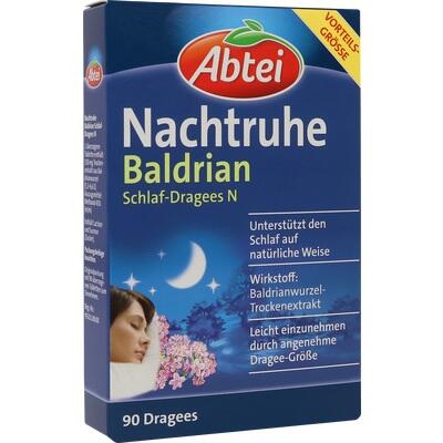 ABTEI Nachtruhe Baldrian Schlaf-Dragees N