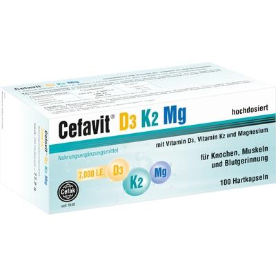 CEFAVIT D3 K2 Mg 7.000 I.E. Hartkapseln