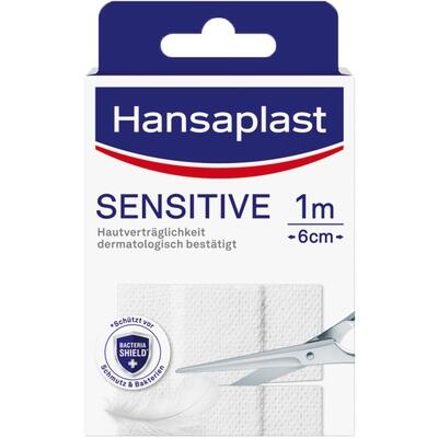 HANSAPLAST Sensitive Pflast.hypoallergen 6 cmx1 m