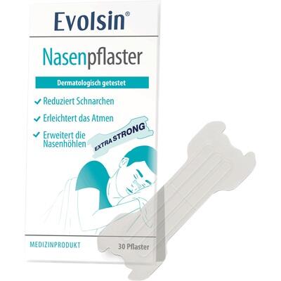EVOLSIN Nasenpflaster extra stark transparent