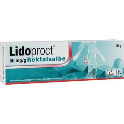 Lidoproct 50 mg/g Rektalsalbe