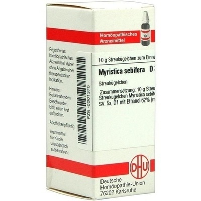MYRISTICA SEBIFERA D 3 Globuli MYRISTICA SEBIFERA D 3 Globuli