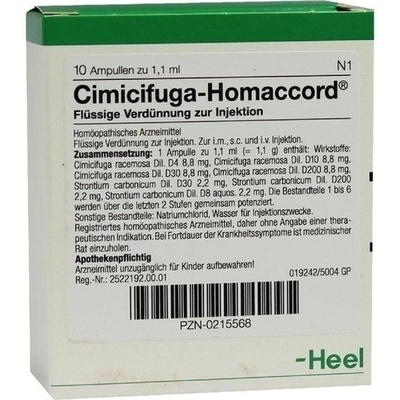 CIMICIFUGA HOMACCORD Ampullen CIMICIFUGA HOMACCORD Ampullen