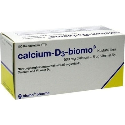 CALCIUM-D3-biomo Kautabletten 500+D