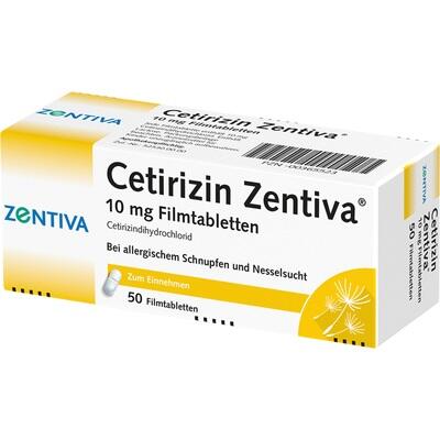 CETIRIZIN Zentiva 10 mg Filmtabletten CETIRIZIN Zentiva 10 mg Filmtabletten